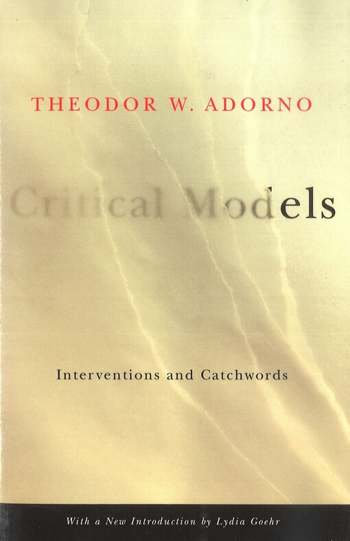 Critical models :interventions and catchworks