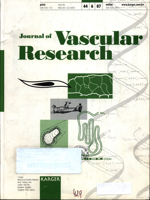 Journal of vascular research
