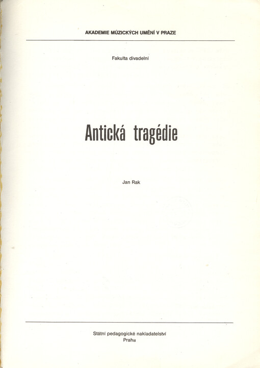 Antická tragédie