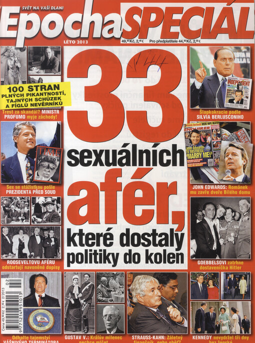  33 SEXUÁLNÍCH AFÉR POLITIKŮ