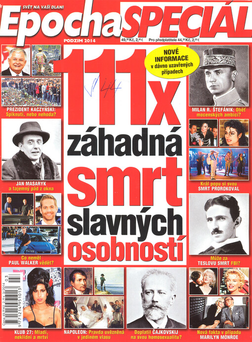  111x záhadná smrt slavných osobností