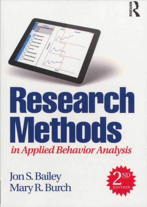 Research methods in applied behavior analysis
