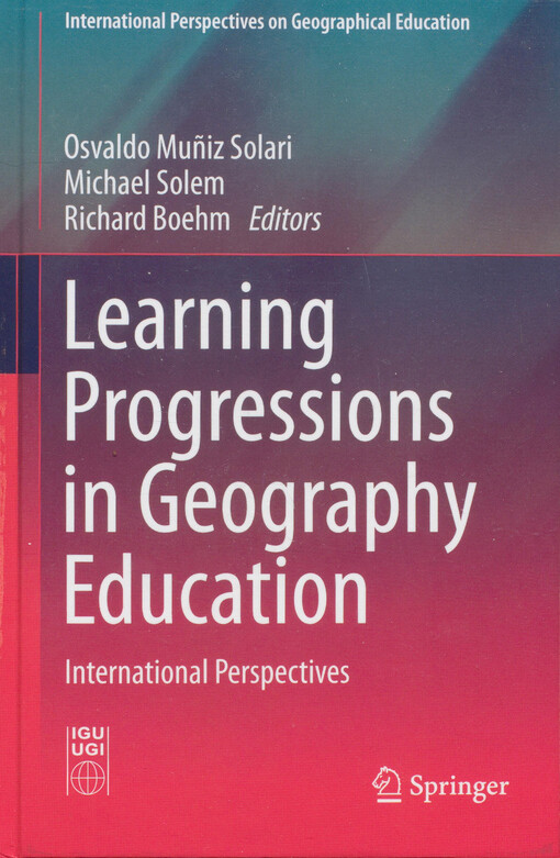 Learning progressions in geography education : international perspectives