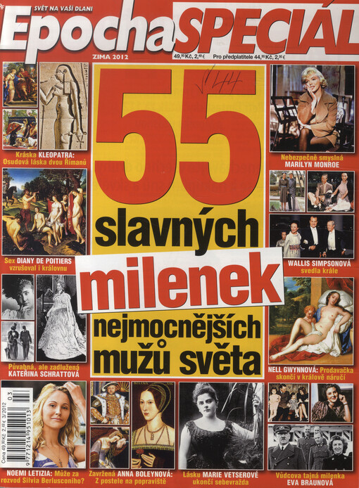  55 slavných milenek nejmocnějších mužů světa 