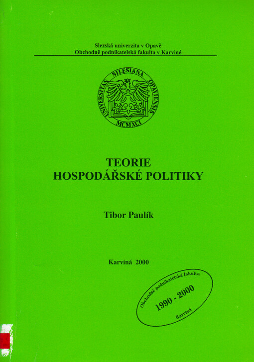 Teorie hospodářské politiky