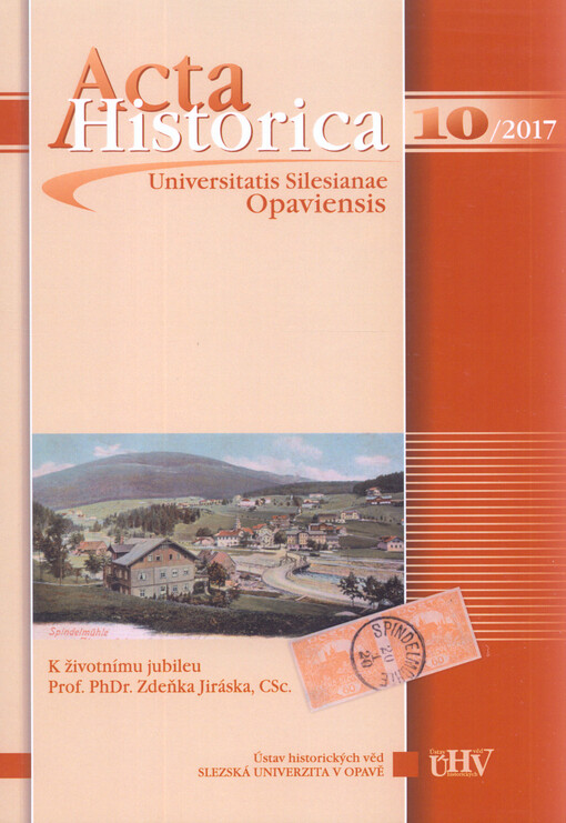 Acta historica Universitatis Silesianae Opaviensis