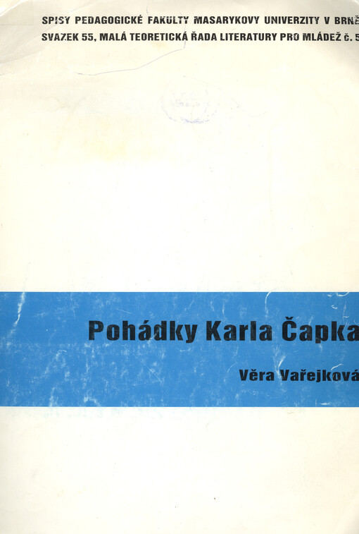 Pohádky Karla Čapka