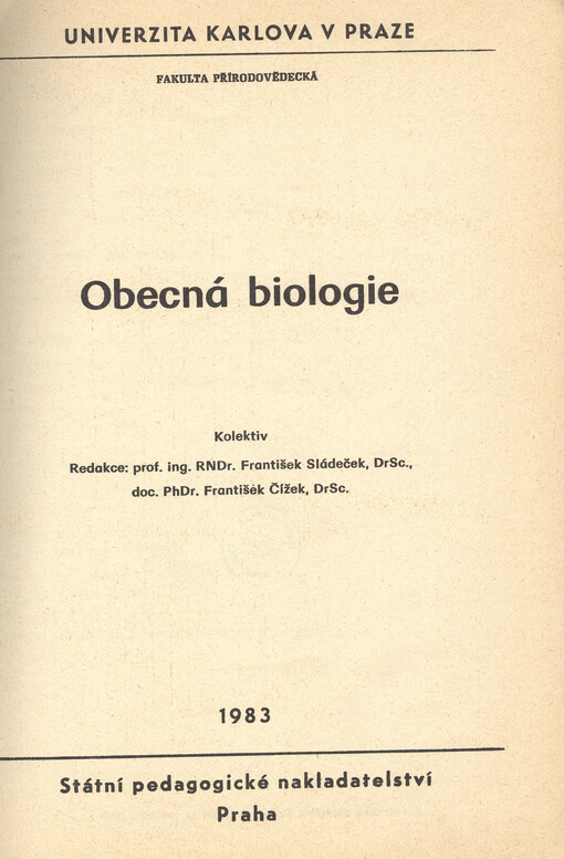 Obecná biologie