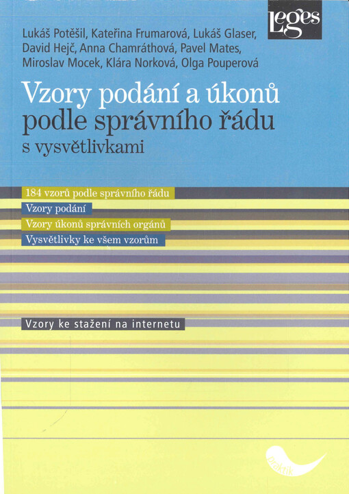 Vzory podání a úkonů podle správního řádu s vysvětlivkami