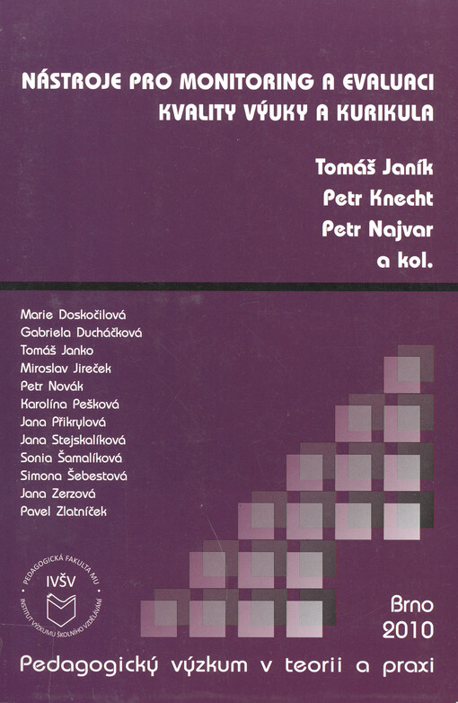 Nástroje pro monitoring a evaluaci kvality výuky a kurikula