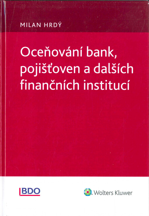 Oceňování bank, pojišťoven a dalších finančních institucí