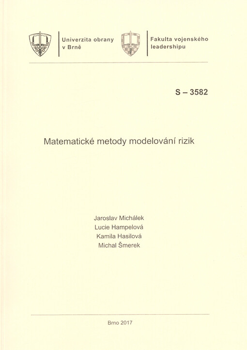 Matematické metody modelování rizik