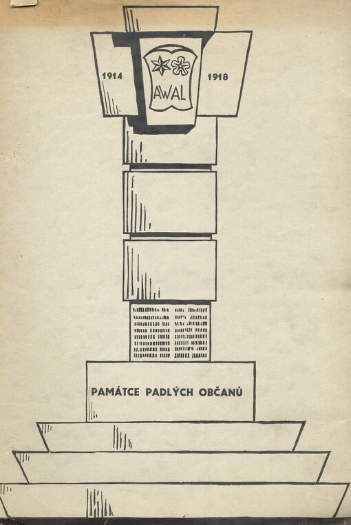 Padlí, zemřelí a nezvěstní občané počátečtí ve světové válce 1914 - 1918