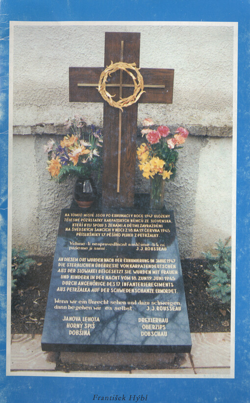 Tragédie na Švédských šancích v červnu 1945