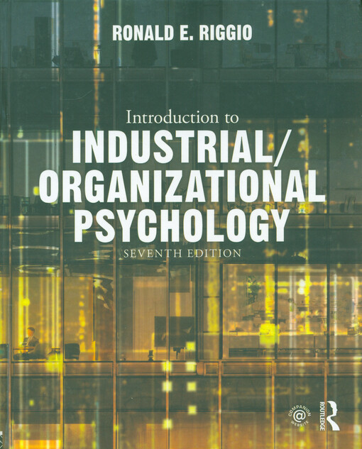Introduction to industrial/organizational psychology