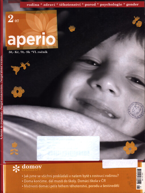 APERIO : čtvrtletník stejnojmenného občanského sdružení