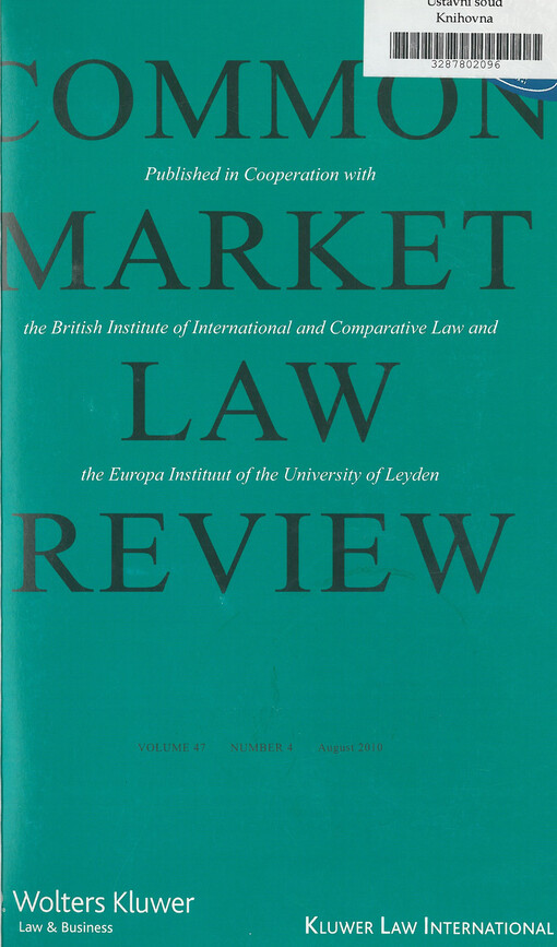 Common market law review