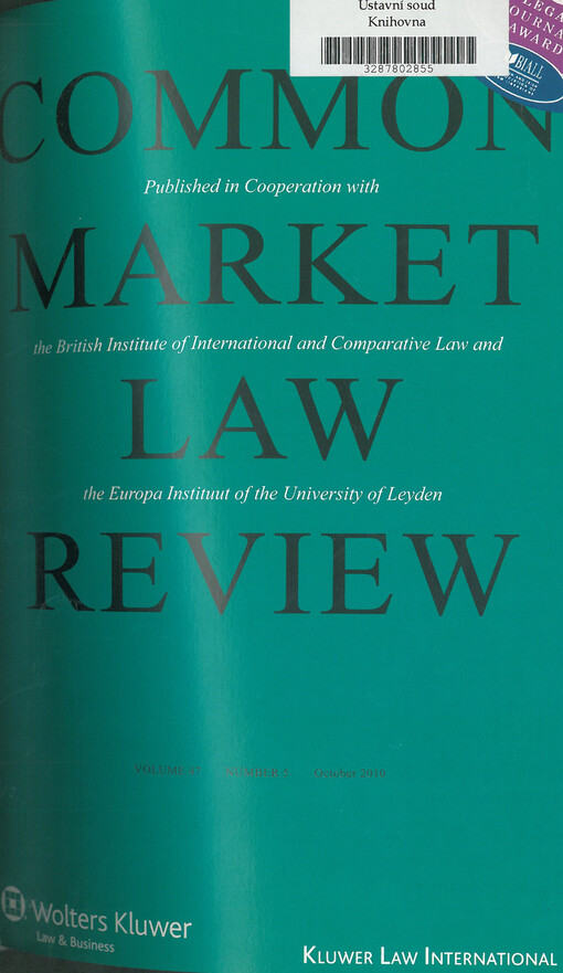Common market law review