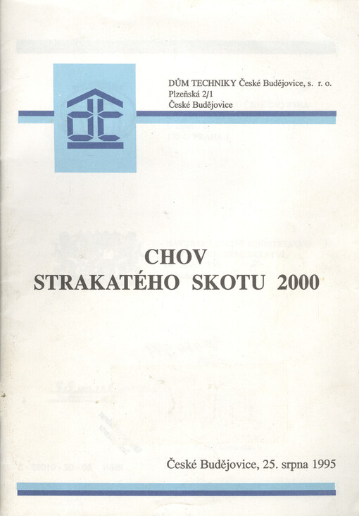 Chov strakatého skotu 2000
