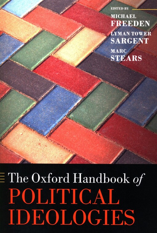 The Oxford handbook of political ideologies