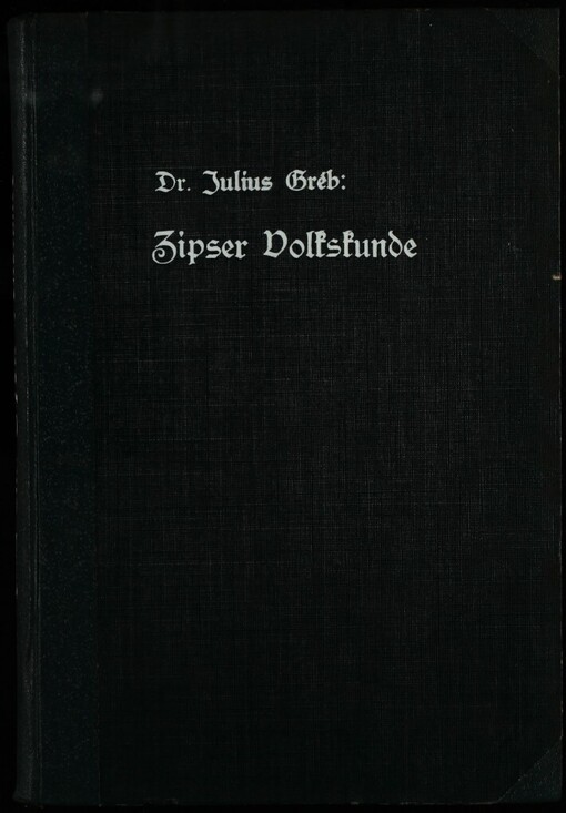 Zipser Volkskunde