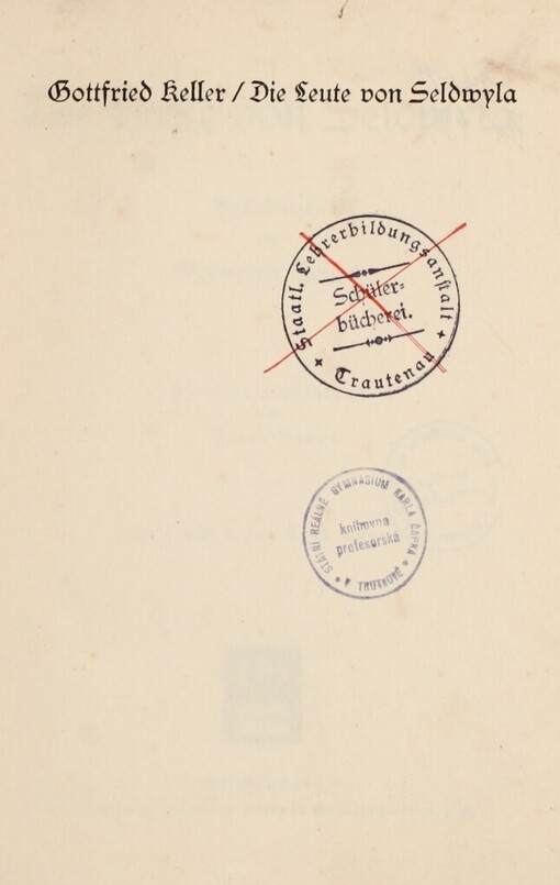 Die Leute von Seldwyla