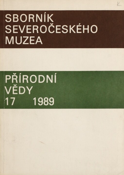 Sborník Severočeského muzea: Acta Musei Bohemiae borealis. Scientiae naturales