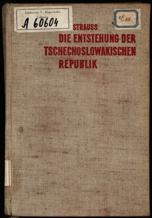 Die Entstehung der Tschechoslowakischen Republik