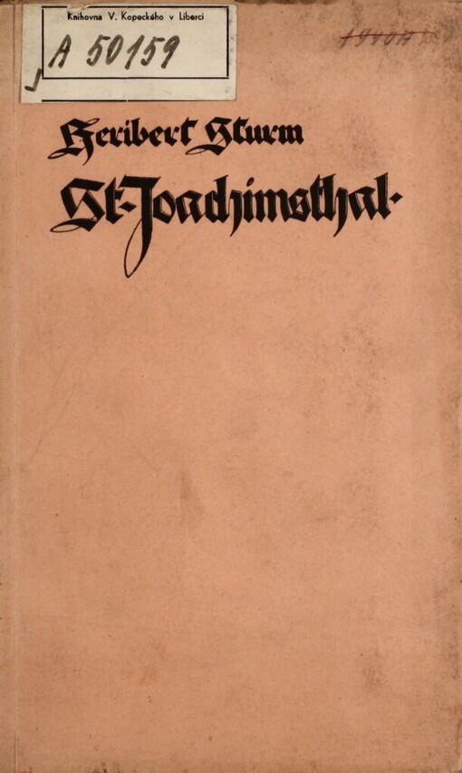 St. Joachimsthal :ein Führer für Kurgäste und Wanderer