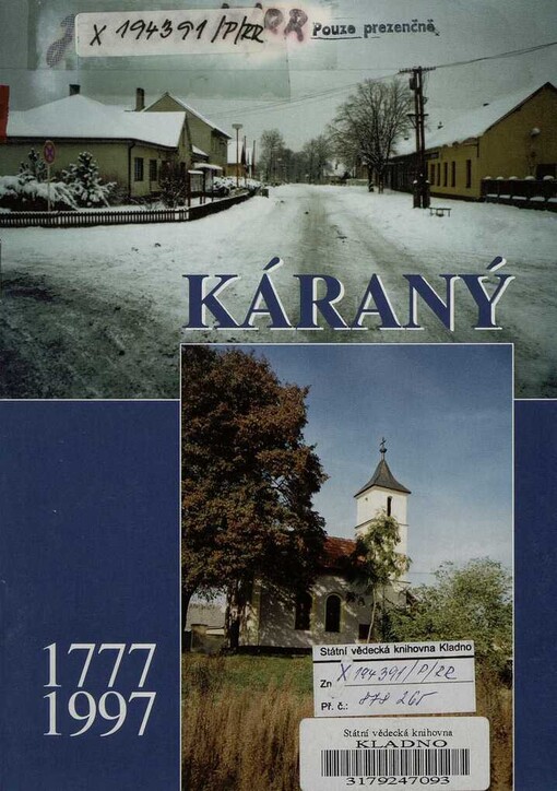 Káraný 1777-1997