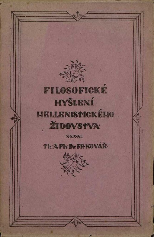 Filosofické myšlení hellenistického židovstva