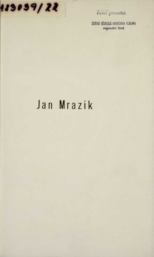 Jan Mrazík : učitel, překladatel, organizátor : materiály z odborné konference, konané 15. září 1998 v Kroměříži