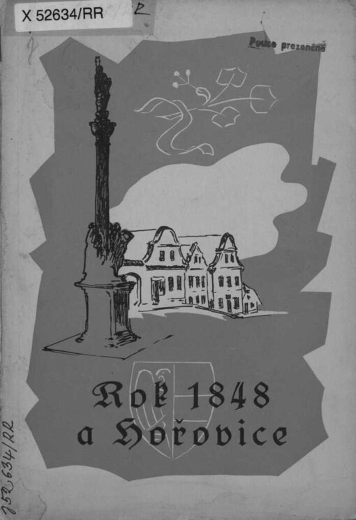 Rok 1848 a Hořovice: projev k stoletému výročí zrušení poddanství a roboty, pronesený V. Čepelákem dne 12.9.1948
       v novém zámku v Hořovicích na slavnosti otevření sbírek městského musea a zahájení jubilejní výstavky památek
       na rok 1848