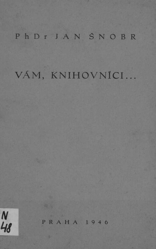 Vám, knihovníci-