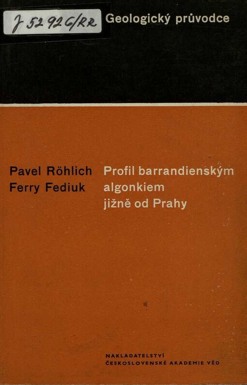 Profil barrandienským algonkiem jižně od Prahy