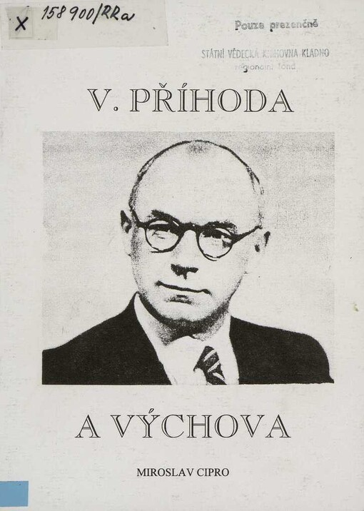 Václav Příhoda a výchova