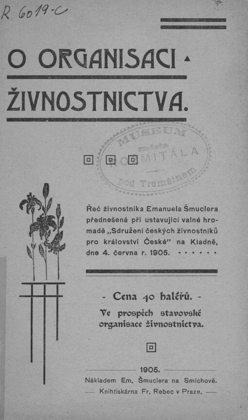 O organisaci živnostnictva