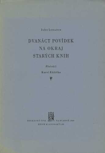 Dvanáct povídek na okraj starých knih