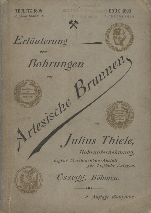 Erläuterung über Bohrungen auf artesische Brunnen: Unternehmung für Bohr-, Brunnen- und Schachtarbeiten
