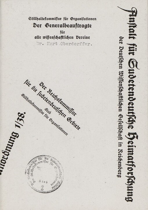 Korespondence Josefa Kerna.I.,Otto Tschakert, Franz Runge