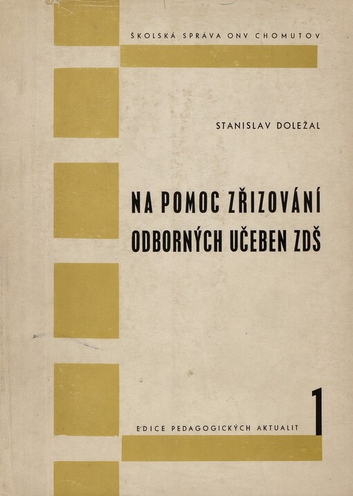 Na pomoc zřizování odborných učeben ZDŠ