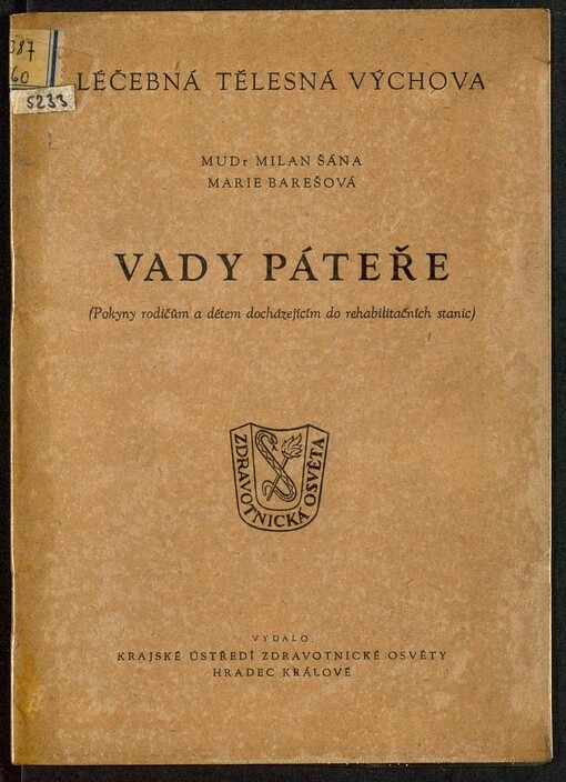 Vady páteře :(pokyny rodičům a dětem docházejícím do rehabilitačních stanic)