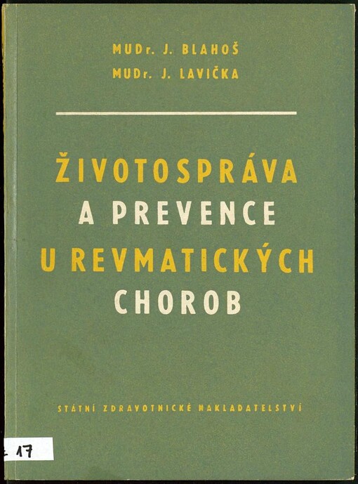 Životospráva a prevence u revmatických chorob