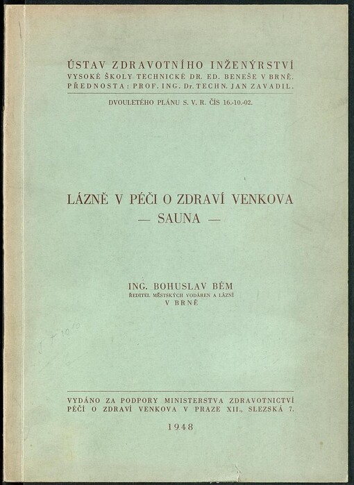 Lázně v péči o zdraví venkova - Sauna