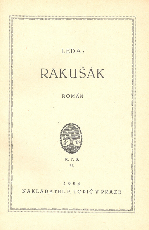 Rakušák: román