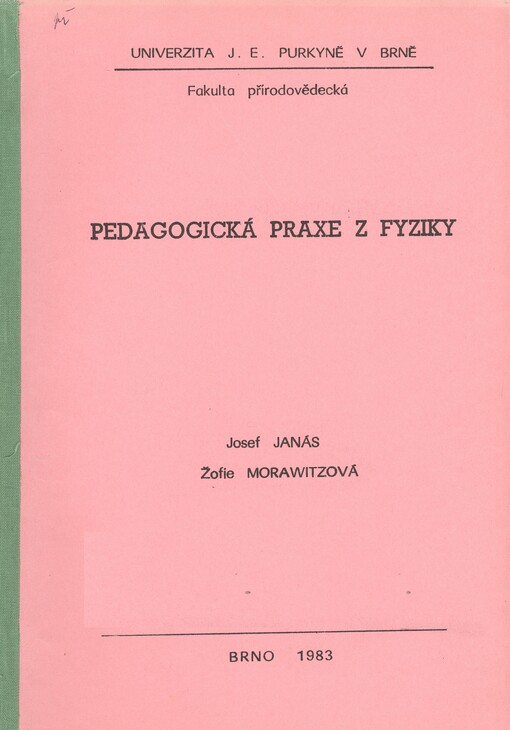 Pedagogická praxe z fyziky