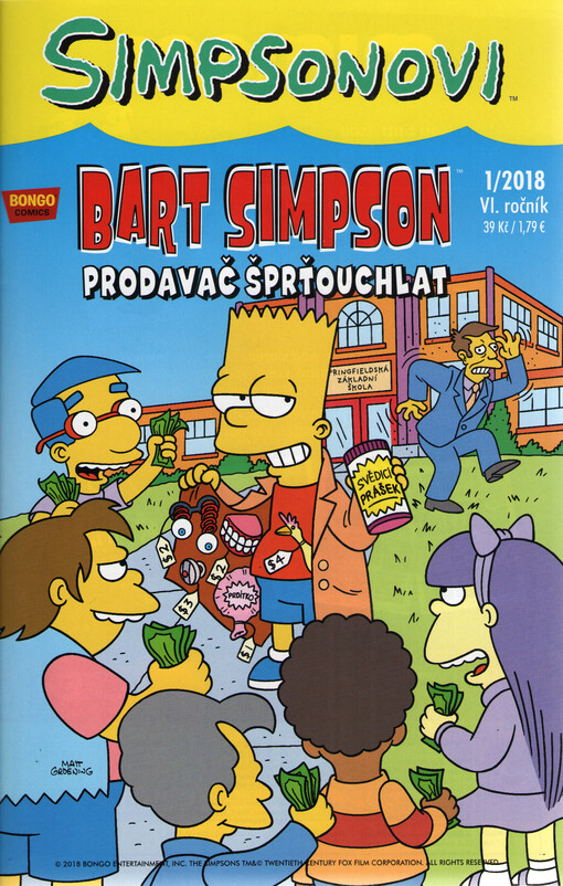Bart Simpson 2018/1: Prodavač šprťouchlat