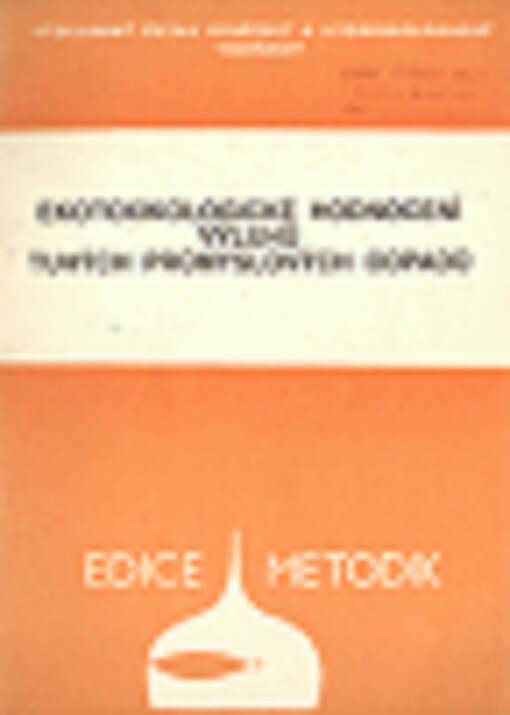 Ekotoxikologické hodnocení výluhů tuhých průmyslových odpadů