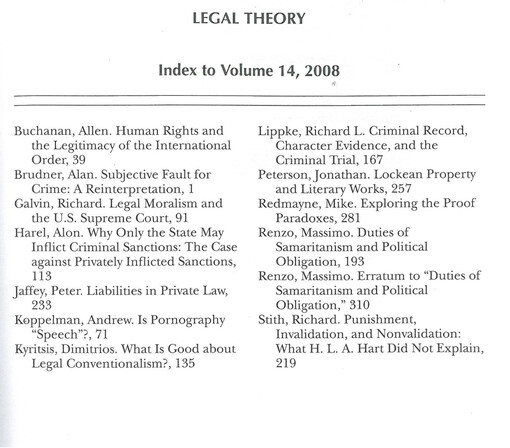 Legal theory