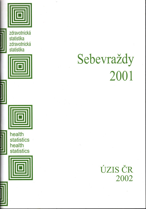 Zdravotnická statistika. Sebevraždy